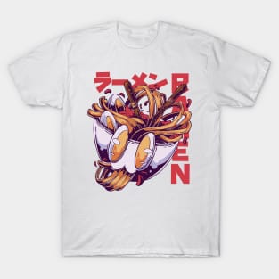 Anime Ramen T S H T-Shirt